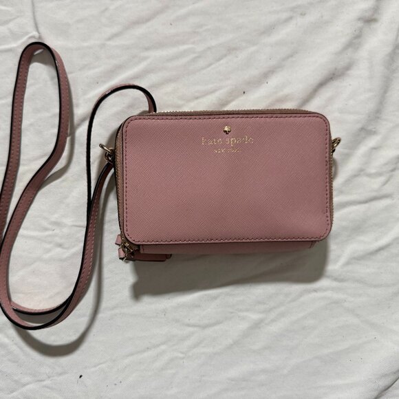 Kate Spade NY Blush Pink Wallet Crossbody Bag - Picture 3 of 6